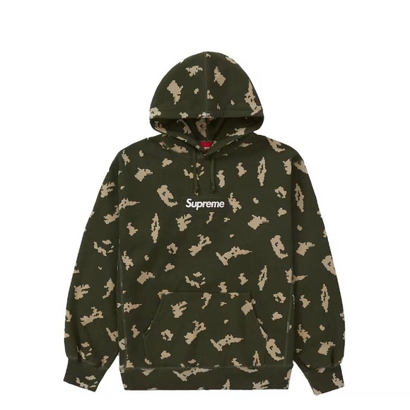 Supreme Other - Supreme NWT Box Logo Camouflage Olympus Men's Hoodie
